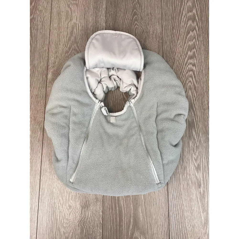 Car Seat Cover Beige Gray Infant Baby Fleece Warm‎